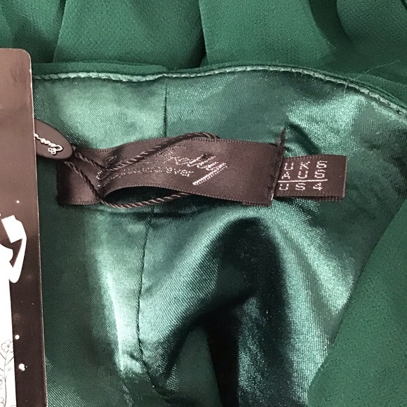 Ever Pretty Emerald Green Ruched Bust Cocktail Dress NWT - Picture 9 of 9